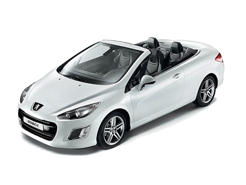 Cat D3 Peugeot 308cc 1 6 Cabrio Paros Rentals