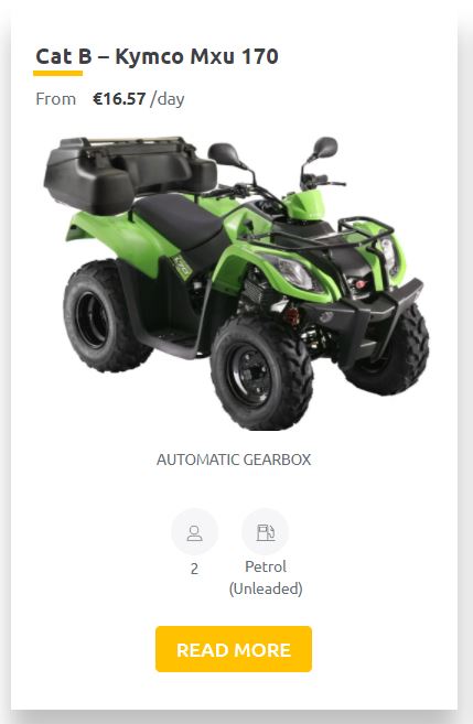 rent an ATV / QUAD in Paros