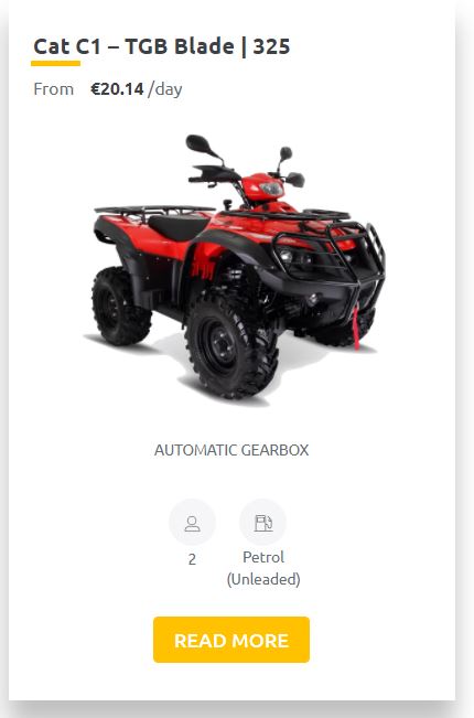 rent an ATV / QUAD in Paros