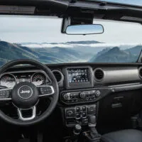 New Jeep Wrangler Hybrid Rental Paros - Interior